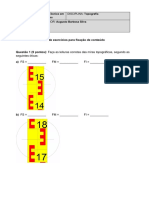 Exercícios - Leitura Da Mira Topográfica Não Graduada