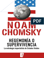 00518 - HEGEMONÍA O SUPERVIVENCIA, La estrategia imperialista de Estados Unidos - Noam Chomsky