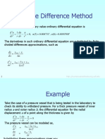 Finite Difference Method: An Example of A Boundary Value Ordinary Differential Equation Is