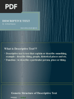 Descriptive Text