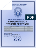 Laboratorio N°1-Pendilo Físico y Terorema de Steiner