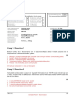 Network Fundamentals Semester Test 1 Memorandum