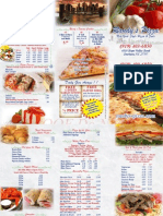 Randy's Pizza Menu