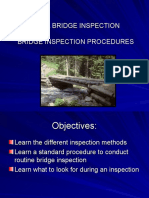 Trail Bridge Inspection Bridge Inspection Procedures