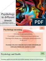 Application of Psychology in Different