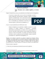 5.1 Evidencia 1 Flujograma Procesos de La Cadena Logistica y El Marco Estrategico Institucional