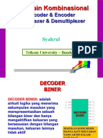 Encoder Decoder & MUX DEMUX IF-2017