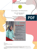 Occupation: Universitas Muhammadiyah Riau Faculaty Mipa& Kesehatan Program Study DIII Nursing