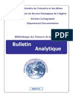 Bulletin Analytique 2016