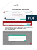 Passo A Passo para Inscrição No Site Do Prosas