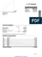 Chase Bank Statement Template - 1
