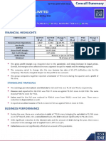 NCC Limited: Financial Highlights