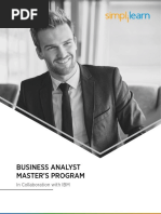 Business Analyst Master's Program in Collaboration With IBM