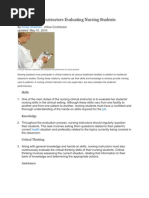 Download About Clinical Instructors Evaluating Nursing Students by rex_tubana SN50992871 doc pdf