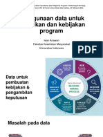 Penggunaan Data Untuk Perbaikan Dan Kebijakan Program (DR Iwan Ariawan)