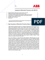 ABB Applying High Impedance Differential Protection With IED 670