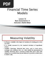 Financial Time Series Models