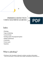 Phishing Detection Using Machine Learnig: SUBMITTED BY-Sagar Patel (0859196) Instructor - Dr. R. Wei