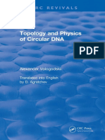 (CRC Press Revivals) Vologodskii, Alexander - Topology and Physics of Circular DNA (1992) - CRC Press (2017)