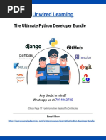 Unwired Learning: The Ultimate Python Developer Bundle