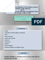 BS 1st PPT 1 MATTER & ATOMIC STRUCTURE