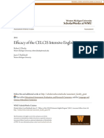 Efficacy of The Celcis Intensive English Program: Scholarworks at Wmu