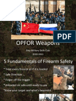 OPFOR Weapons: Ship Military Skills Club 2020-2021