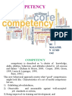 Competency Models: BY Malathi. N 12 MD O42