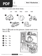 Kid's Box 2 Final Test v2 | PDF