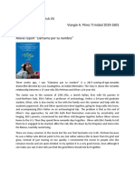 Apec University. English VII Viangie A. Pérez Trinidad 2019-2601 Second Quarter Movie Report "Llámame Por Tu Nombre"