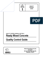 Ready Mixed Concrete Quality Control Guide