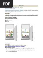 Lesson 1: Titlul Unității de Învățare Titlul Lecției Contextul Activității Și Elemente de Conținut