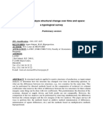 Methods To Analyze Structural Change Over Time and Space: A Typological Survey