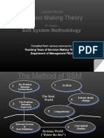 Decision Making Theory: Soft System Methodology