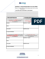 Analisando Os Padrões Comportamentais Do Meu Lho: Circunstâncias Consequências