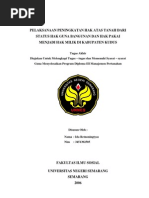 Download Pelaksanaan Peningkatan Hak Atas Tanah Dari Status Hak Guna Bangunan Dan Hak Pakai Menjadi Hak Milik Di Kabupaten Kudus by adee13 SN50994326 doc pdf