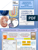 Control Del Volumen y La Osmolalidad de Los Liquidos Corporales