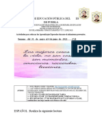 Actividades para reforzar los Aprendizajes