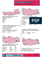 17 Turkiyede Madenler Ve Enerji Kaynaklari Testi II