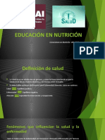Educación en Nutrición - Salud, Ciudadanía. Educacion Nutricional e Historia de La Nutrición