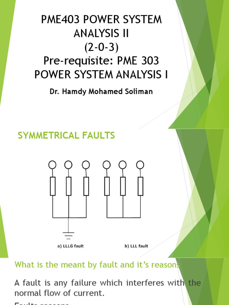 Symmetrical Faults in Power Systems | PDF | Electric Power System ...