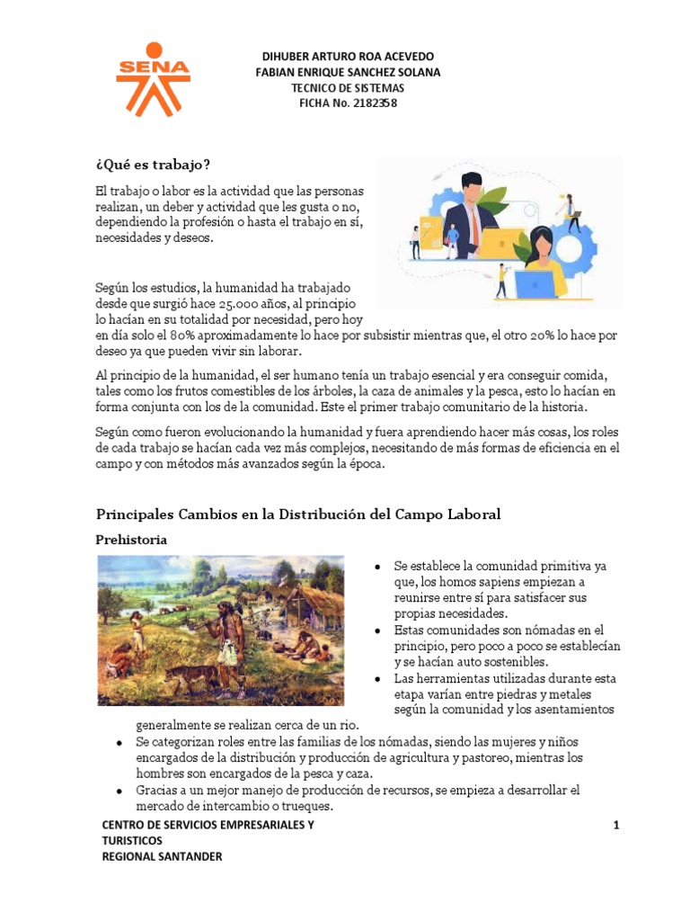 Evolución del Trabajo a lo Largo de la Historia | PDF | Capitalismo ...