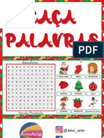 Caça Palavras Natal Ativiarte