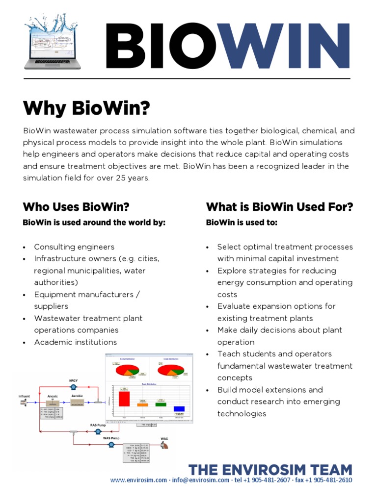 BioWin General - 2019 | PDF | Sewage Treatment | Anaerobic Digestion
