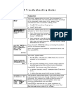 CBL 2 Troubleshooting Guide: Screen Explanation