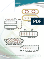 Oil Cooler Rubber o Ring Kit