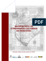 Anteprojeto Itinerarios Culturais Mercosul Portugues