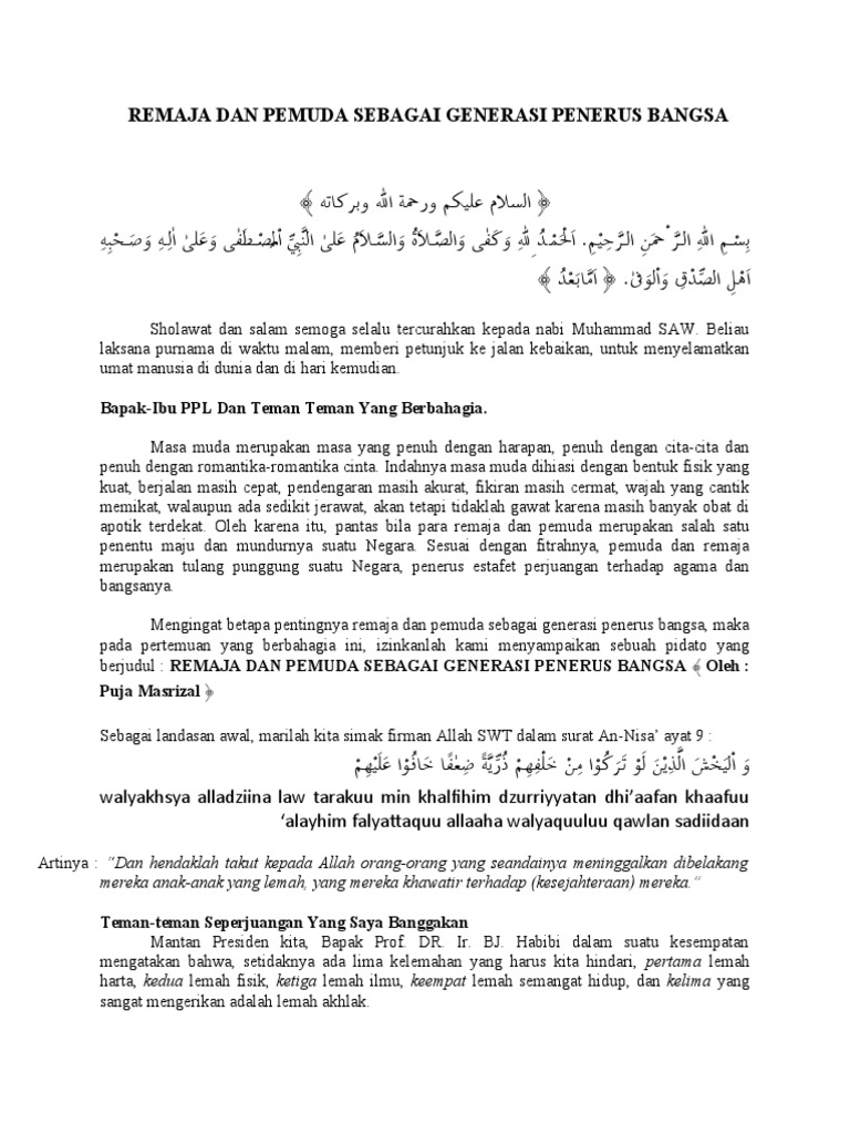 Strategi pendidikan hukum remaja untuk masa depan bangsa