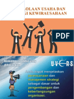 Pengelolaan Usaha Dan Strategi Kewirausahaan