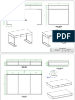 Office Desk 140 X 80 X 78 - 3 Drawers